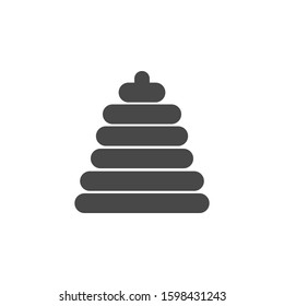 Children building set. Construct. Build a Christmas tree. Kid's toy. The kiddie's building blocks. The model kits. Simple vector icon. Consumer goods. Commodities.