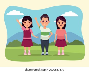 children in the camp characters