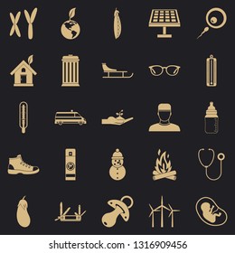 Children camp icons set. Simple set of 25 children camp vector icons for web for any design