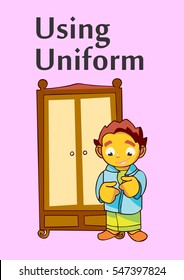 Children Card - Children Activity - Using Uniform