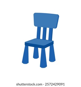 Children Chair, Kindergarten Vector Illustration