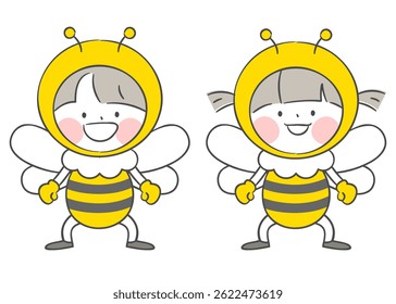Children Characters in Bee Costumes