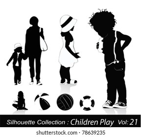 Children and Childhood silhouettes