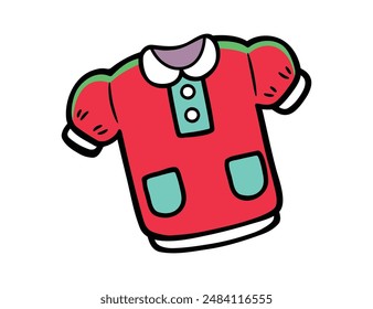 Children clothes icon vector perfect for designing adorable and trendy clothes for children