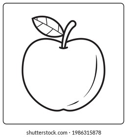 Download Coloring Book Apple High Res Stock Images Shutterstock