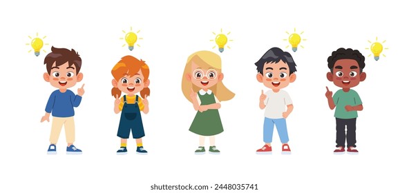 Children come with great ideas and light bulbs.