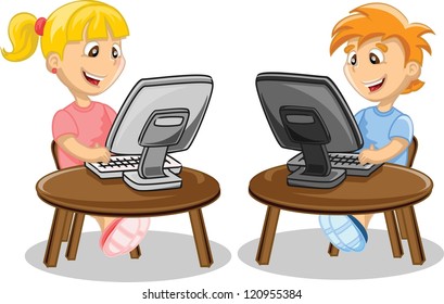 Computer Cartoon Images, Stock Photos & Vectors | Shutterstock