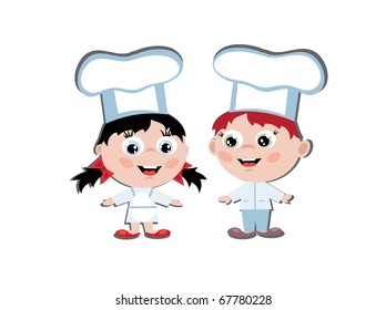 Children cook