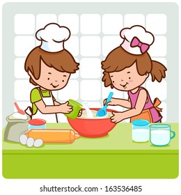 Imágenes, fotos de stock y vectores sobre Nene Cocinando ...