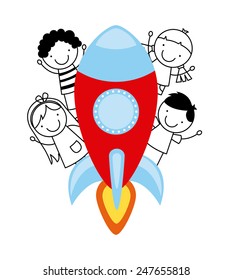 children cute design, vector illustration eps10 graphic