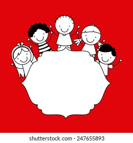 children cute design, vector illustration eps10 graphic