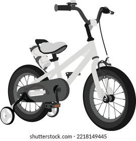 Children Cycle Bike vector tracing. vector art illustration. Professional, modern and eye-catching design.