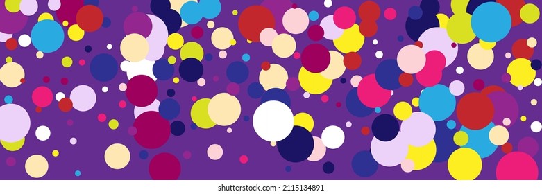 Children Dark Color Blue Red Vibrant Illustration. Beige Yellow Pastel Circles Green Wallpaper. Multicolor Kids White Bright Purple Rainbow Composition. Violet Pink Vivid Play Indigo Print.