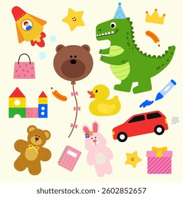 Children Day Gift Object Collection