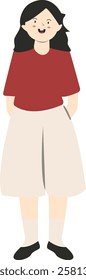 Children Day Illustration in Flat Cartoon Design Concept. Vector Character.