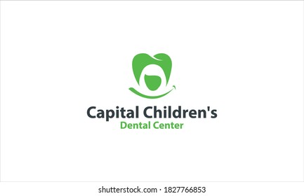 Inspiraciones de diseño del logotipo de vectores dentales para niños