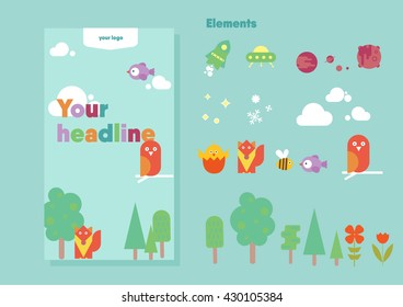 Children design template 