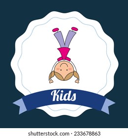 children design , vector illustration
