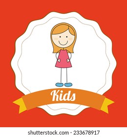  children design , vector illustration