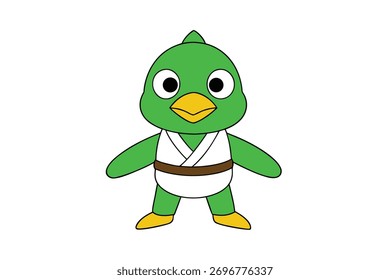Children with different cartoon on white background