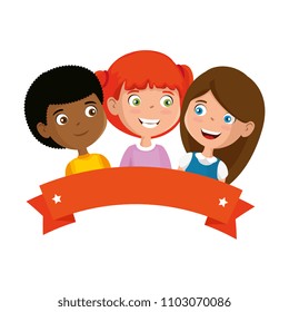 children of different ethnic groups