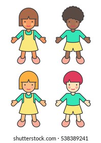 Children Of Different Ethnicity