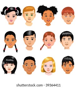 children of different races