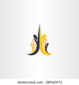 children of different races icon design