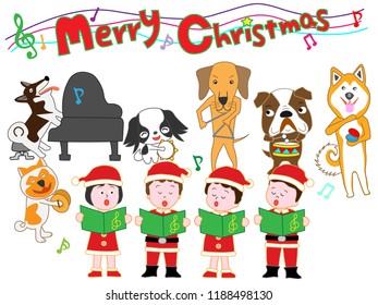 Children and dogs' Christmas concert.
