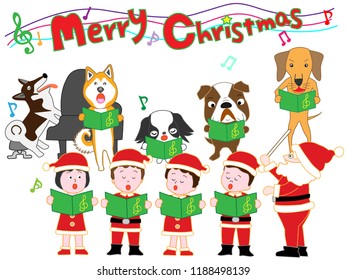 Children and dogs' Christmas concert.
