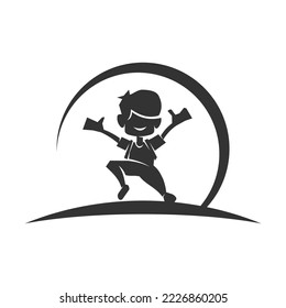 Children education logo vector, Education logo designs template, design concept, logo, logotype element for template