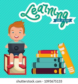 children e-learning concept