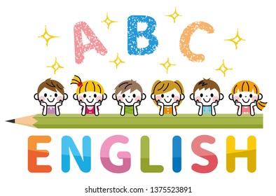 Children and "English".