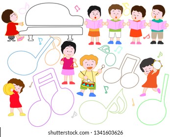 Children enjoying it at a music presentation