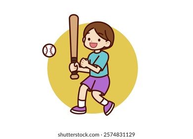 Children enjoying sports in physical education class