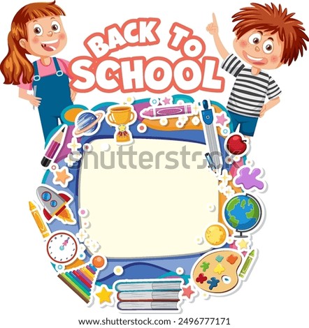 Children excited for the new school year