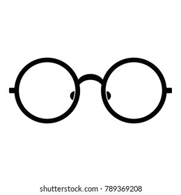 Children eyeglasses icon. Simple illustration of children eyeglasses vector icon for web
