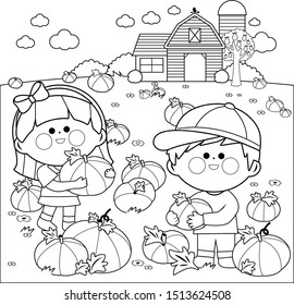 Farm Coloring Pages Images Stock Photos Vectors Shutterstock