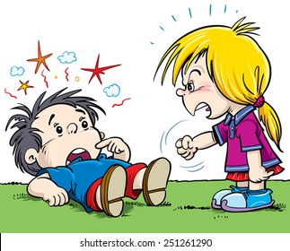 Children Fighting