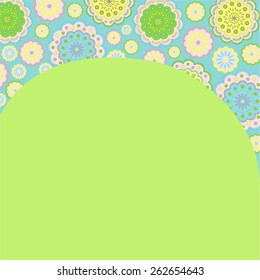 Children flower card