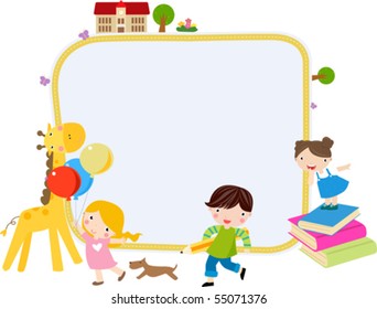 Children and frame