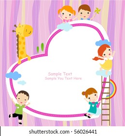 Children and frame