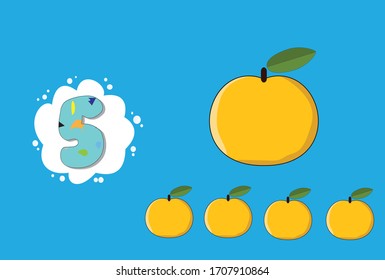 children game math kids count educational Vector Image of
Math for Kids learn and counting fruits