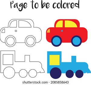 Children game, printable worksheet for kids. Activity, worksheet for printing, learning . Practicing fine motor skills. The coloring book for preschool kids with easy educational gaming level. Vector