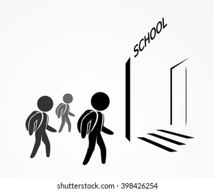 children go to school