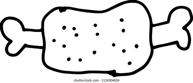 Children of graffiti-style bony chops