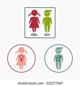 Children graphic design, vector illustration