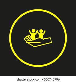 children, hand, icon
