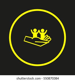 children, hand, icon