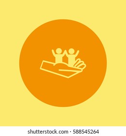 children, hand, icon